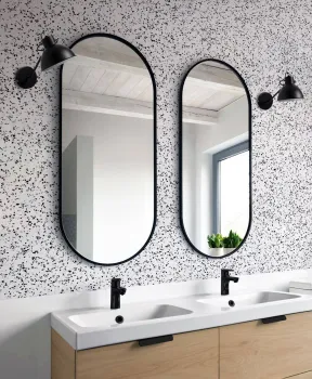 LUSTRO AMBIENT SLIM - czarna rama