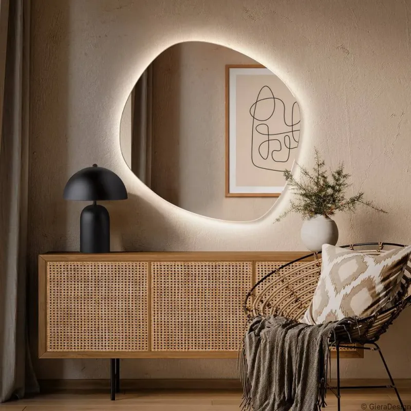 LUSTRO ROCO WIDE LED – NIEREGULARNE - foto 1